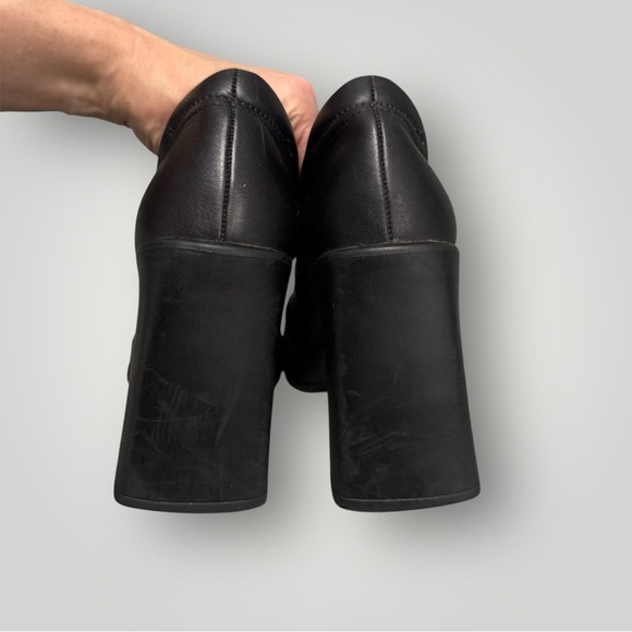 American Eagle Vintage Y2K Platform Chunky Block Heel Loafers Sz 10 - Picture 8 of 9